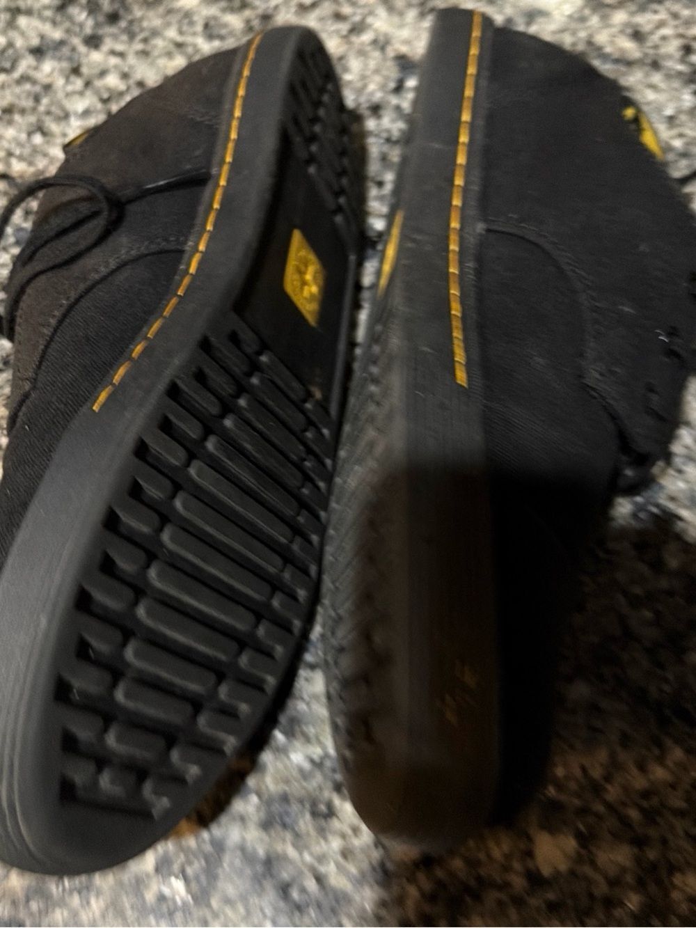Doc Martens Soho Low Top Canvas Black Sneakers Shoes Womens 10 - Picture 1 of 4